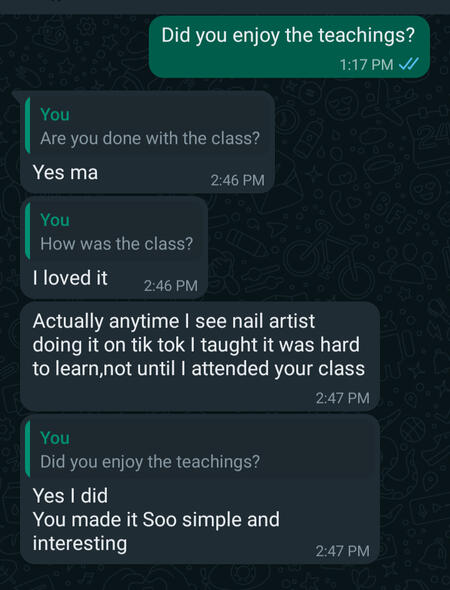 **BEGINNER'S NAIL MASTER CLASS**